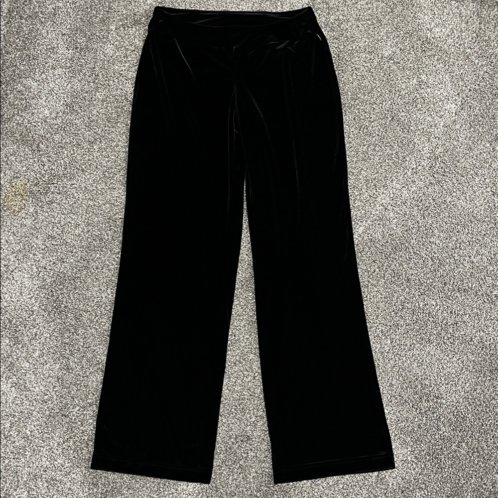 Soma Velvet Black Pajama Pants Size Extra Small